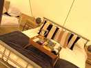 Double bed with welcome gifts