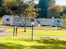 A view of our caravan and others
