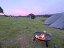 Firepit in the evening