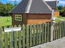 Quirky bbq hut on site