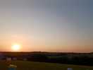 The perfect sunset from our pitch