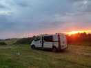 Gorgeous sunset on for our perfect spot