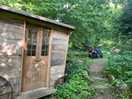 The bathhouse! fantastic forest luxury