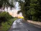 From the road