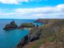 View from above - kynance cove, just a 12min drive from the site.