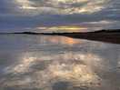 Littlehampton beach, beautiful in the evening when the tide is out.