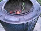 Fire pit outside kingfisher