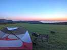 Watching the sun set