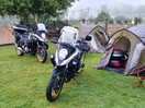 Our bikes and our tents