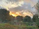 Sunset at the site