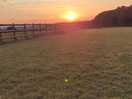 First nights sunset