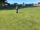 Great big open space for the kids to play football and other games