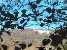The white horse at sutton bank seen from our caravan window