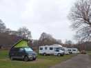 Us parked next to some much bigger motorhomes.