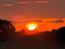 Sunset zoomed and touch up on iphone.