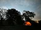 Tent in the evening
