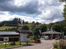 Camping matour, entrance and access to swimming pool.
