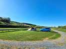 Tent pitched at cragg hill farm campsite