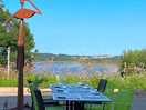 View to lake from restaurant
