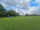 Only the section along the trees to the left is flattish.