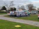 Has a gr8 dog agility course on the grass pitch site. pitches are large and flat. easy to peg out