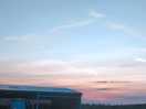 Sunset over campsite
