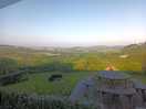 View over valley on entering farm