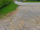 Road up to site from dog walk and ball play area