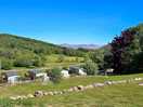 The view down the valley from our pitch.
