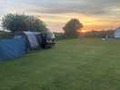 Our set up in with the sunset this may.