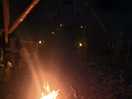 Relaxing campfire