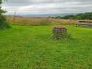 Scenery from our hut , fire pit in the middle of our pitch