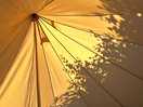Sunshine through the tent 😍