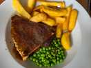 The homemade steak & stout pie.