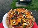 Pizza from food truck