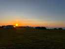 Sunset were we had pitched our tent