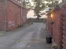 Entrance to camp site shop amd toilets