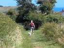 Lower grass trail to west bay.