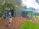 Beautiful little sleeping pod nice outside area