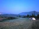 Campsite at night
