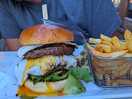 Beautiful burgers at local restaurant