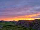 Sunset over the campsite