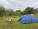 Mostly small tents on the site