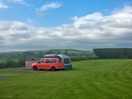 View from the toilet block