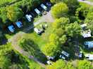 Drone shot of the site