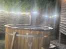 Wood fuel hot tub