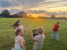 Kids/ sunset