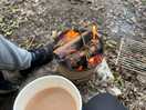 Morning fire