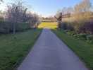Walk down to camping field from toilet block