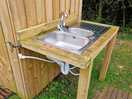 Washing up area